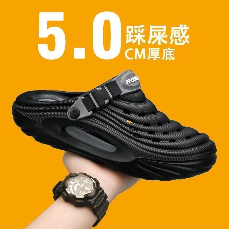 Sapatos De Sola Grossa Buraco Feminino Verão Nova Moda Versátil Casual Esportes Respirável Casal