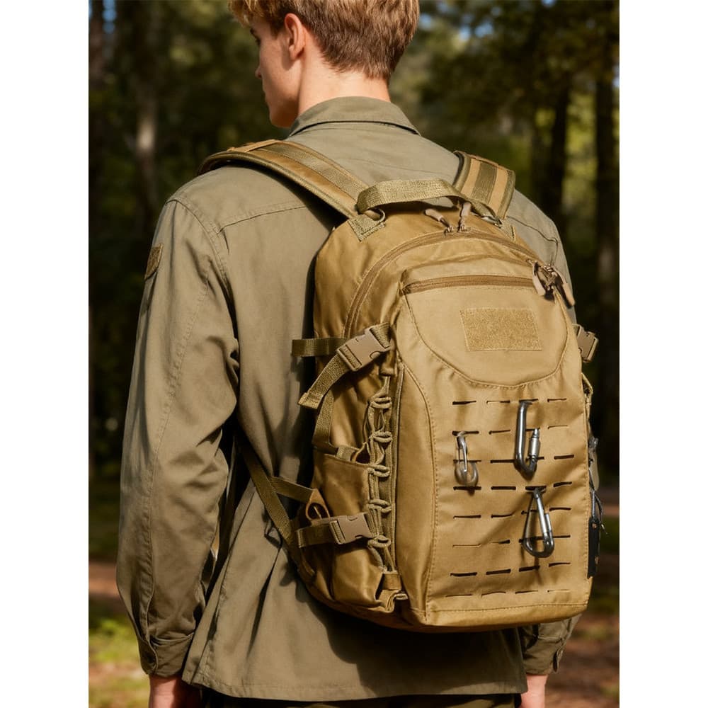 Grande capacidade 3P mochila tática ao ar livre ventilador militar combate mochila escalada ciclismo esportes acampament