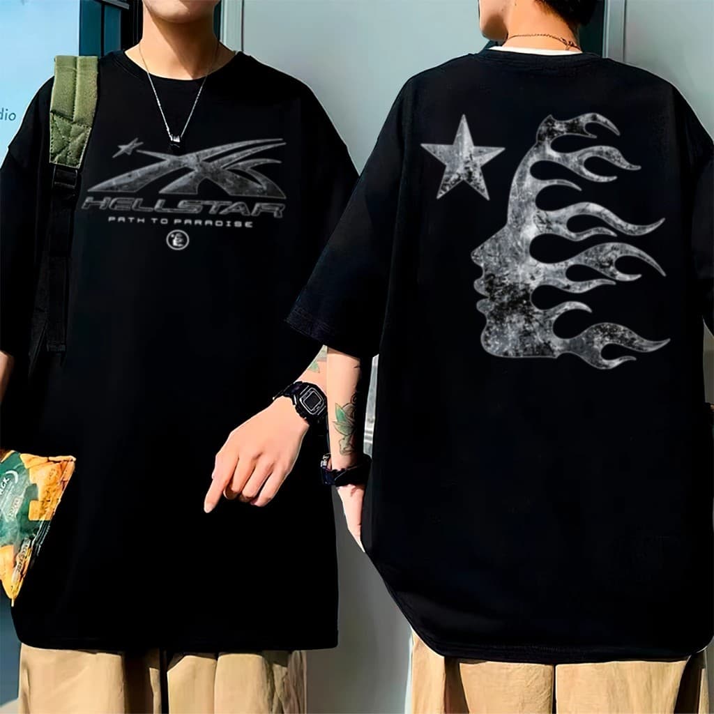 Camisa camiseta t-shirt básica "Hellstar"