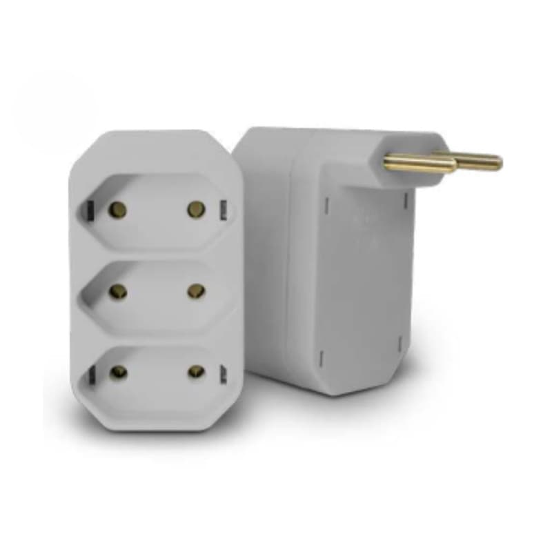 ADAPTADOR MÚLTIPLO 3 X 2P (L) 10A 250V