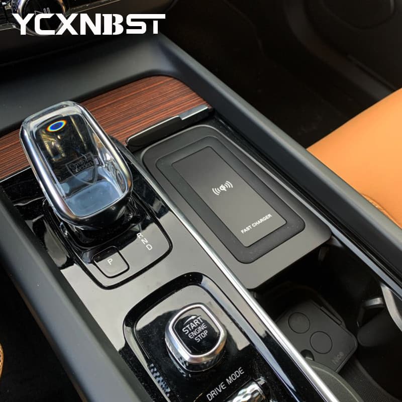 Carregador De Telefone Sem Fio Para Carro , Rápido , Suporte Volvo XC90 S90 V90 XC60 S60 V60 XC60 2018-2025 Acessórios