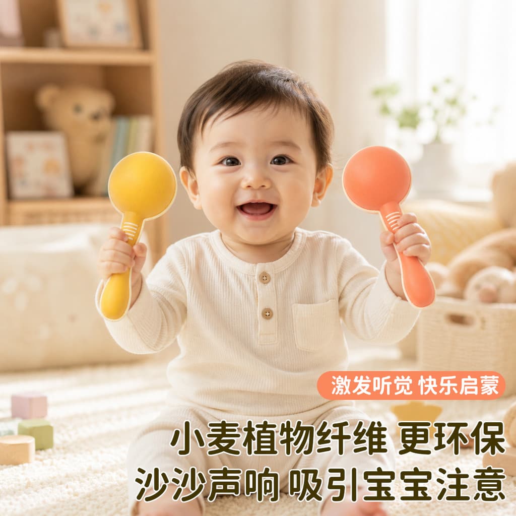 Zucca palha areia martelo brinquedo instrumentos musicais Orff crianças infantil música iluminação educação precoce jard