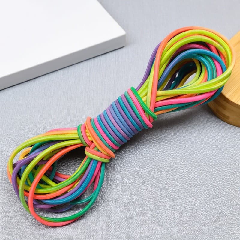 Pular elástico corda crianças dedicadas após 80 nostálgico jardim de infância alta elasticidade durável estudantes da es