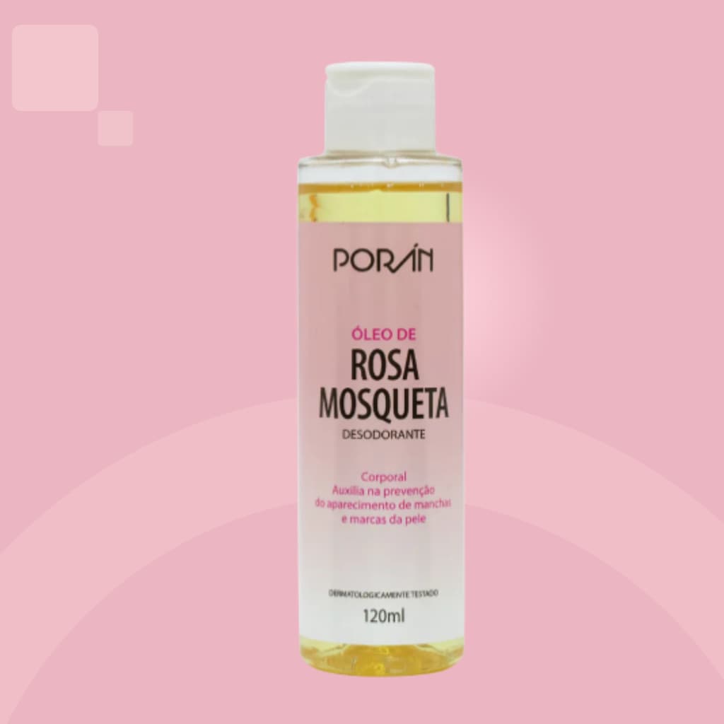 Óleo Corporal Rosa Mosqueta Poran 120 Ml Vegano