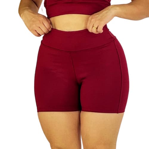 Shorts Soul Shape Feminino – Cintura Alta Confortável, Moda Fitness Inclusiva do PP ao G2 Academia, Exercícios Bem-Estar