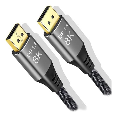 Cabo Displayport Para Displayport 8k - 5 Metros