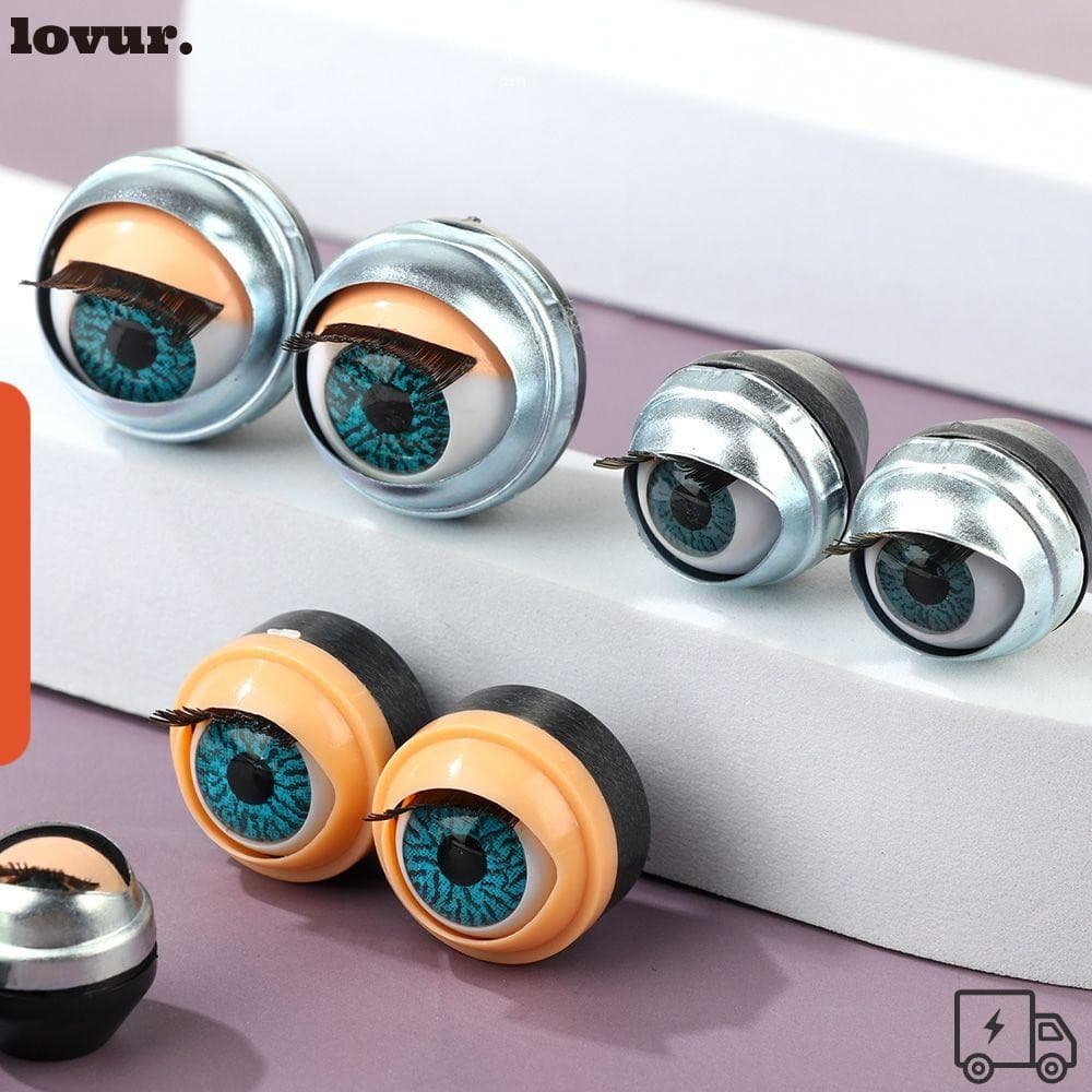 LOVUR 1 Par De Globos Oculares Para Bonecas , Acessórios Olhos De Boneca De Silicone , DIY