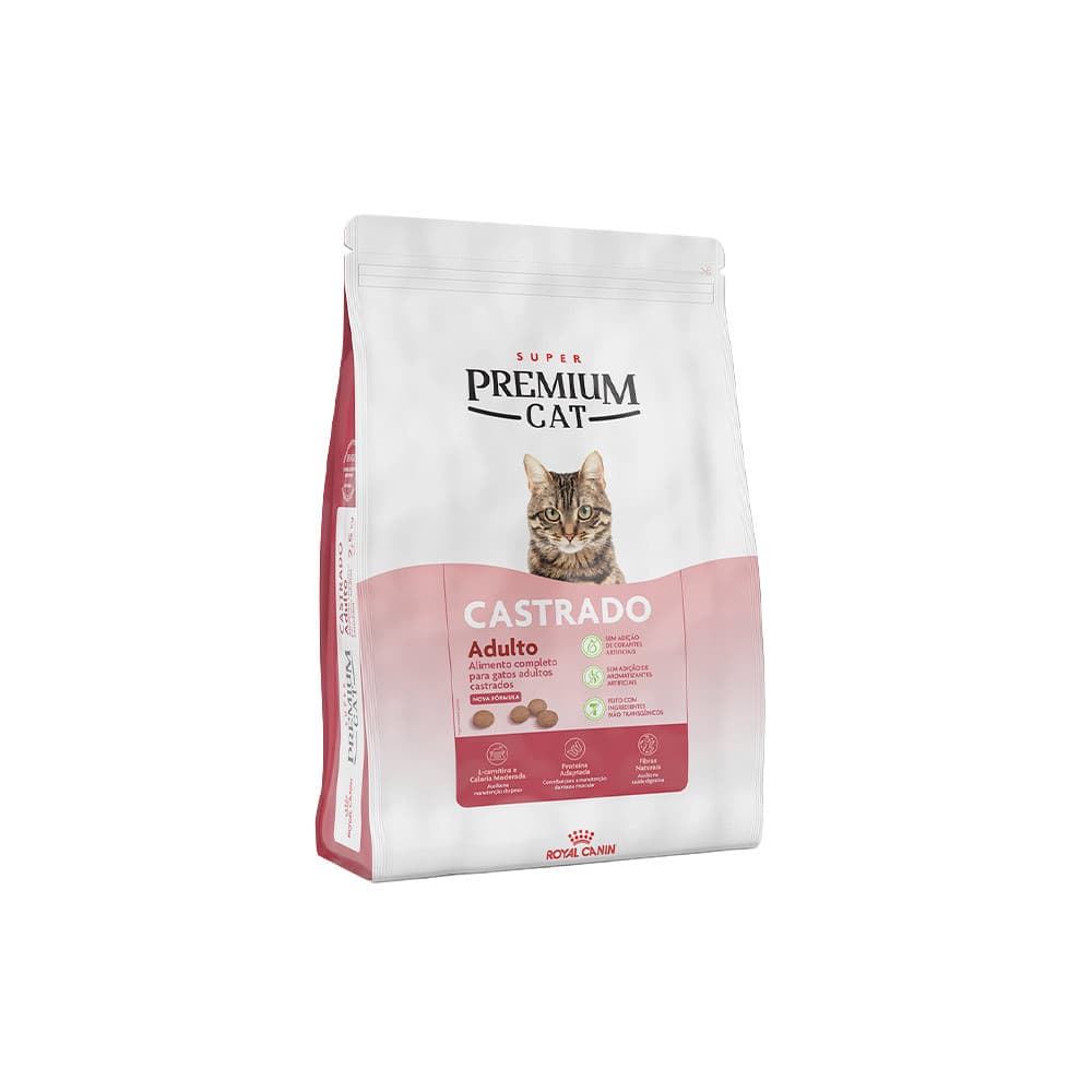 Ração Royal Canin Premium Cat Gatos Adultos Castrados 1kg