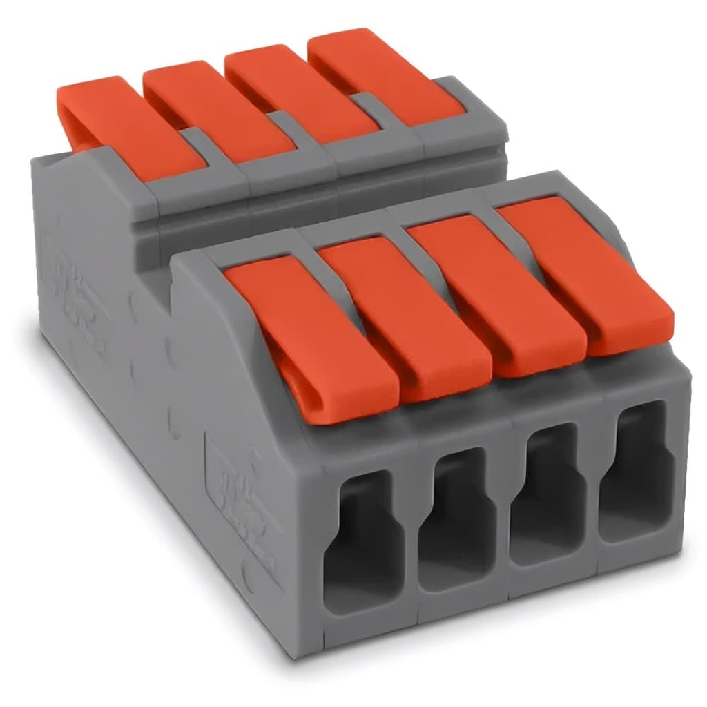 Conector De Emenda Rápida Automatico Chuveiro 4 Vias 6mm 41a