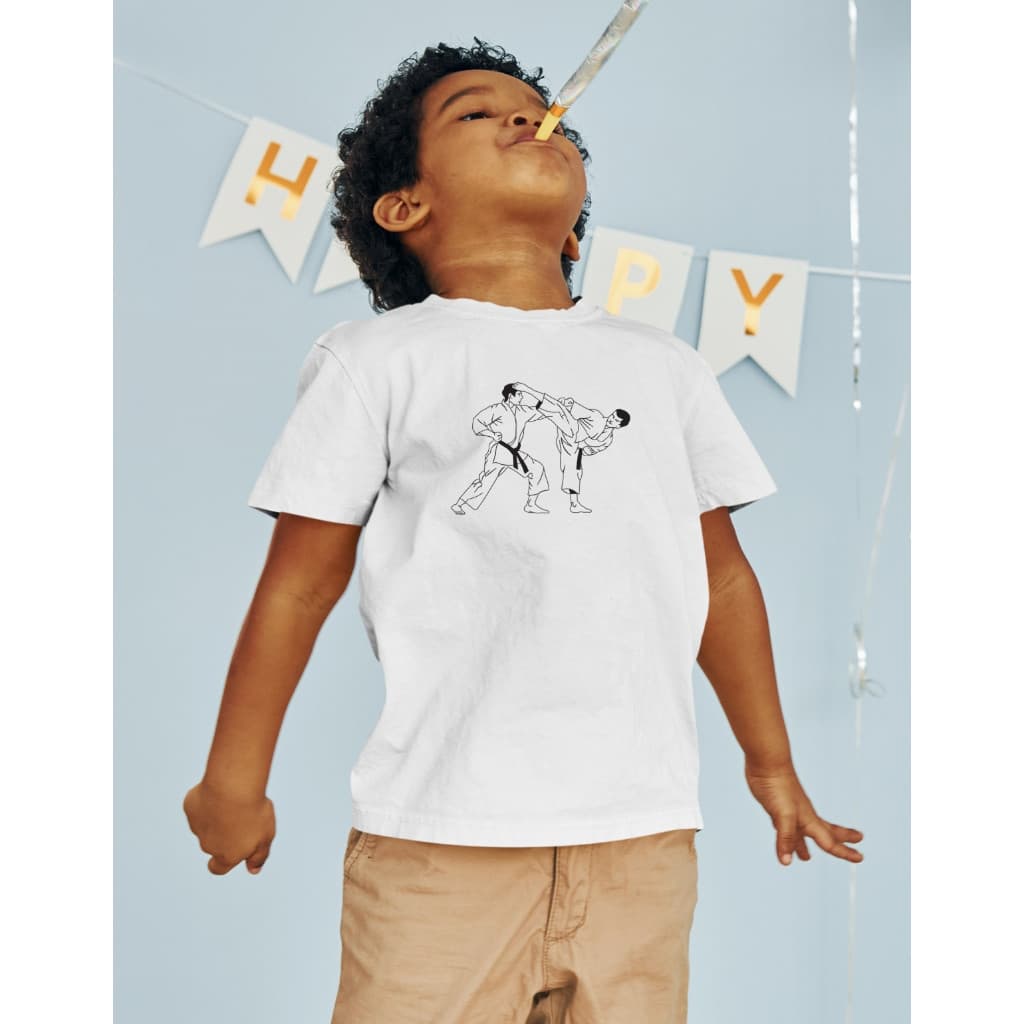 Camiseta Roupa Infantil Lutador Artes Marciais Faixa Preta Jiu jitzu Muay Tay
