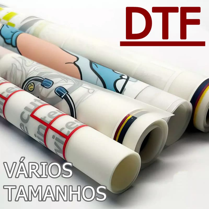 DTF QUALIDADE I3200 57 CM X 100 CM Para ESTAMPAR CAMISETAS, ECOBAGS, BONÉS E TECIDOS