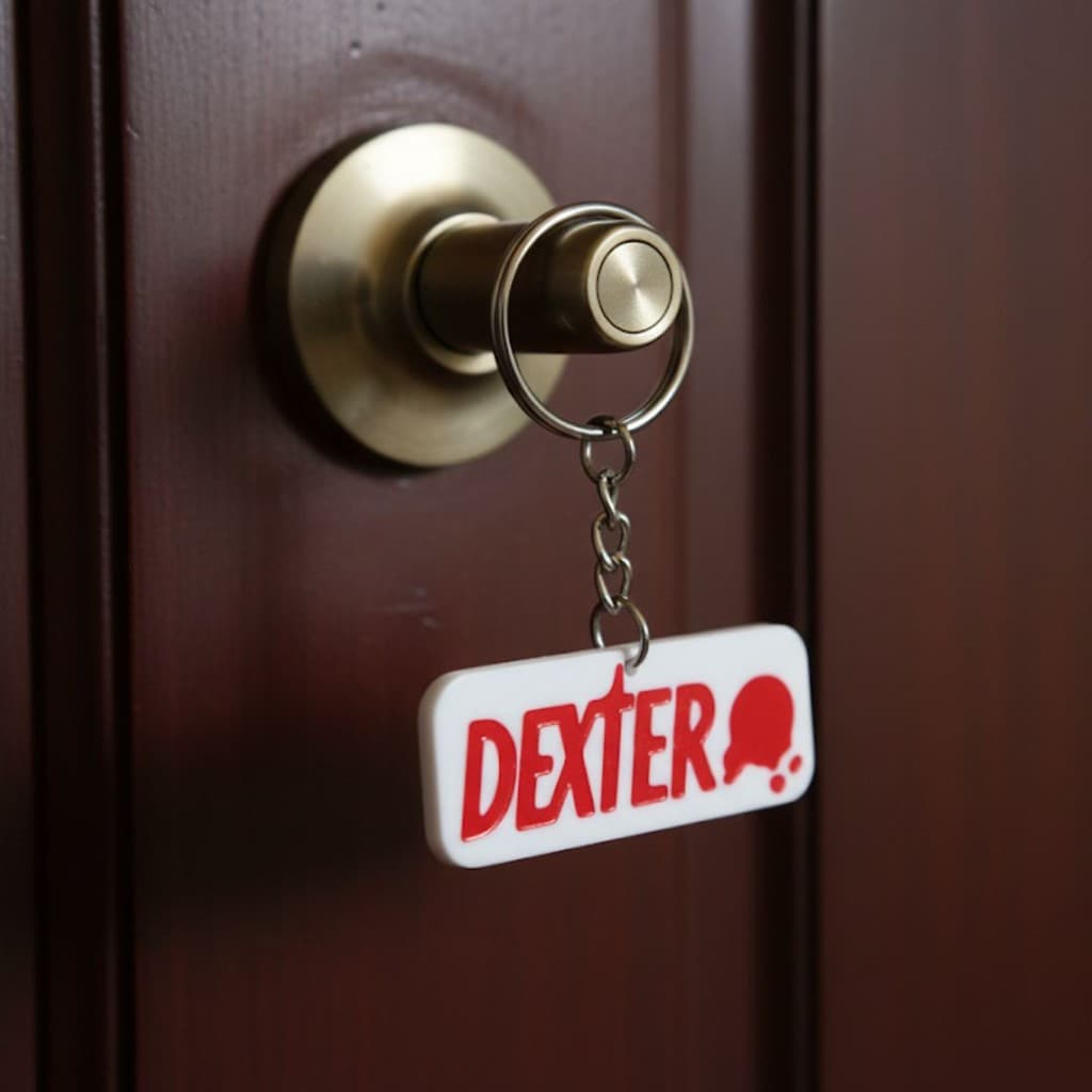 Chaveiro Dexter Geek Colecionável Detalhado Séries Acessório