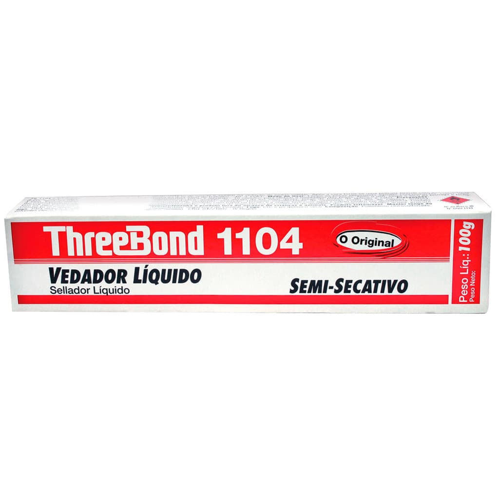 Vedador Three Bond 1104 Branco 100g Vedador Juntas Flanges