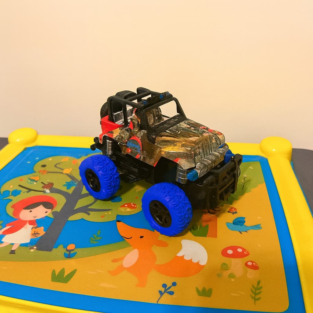 Brinquedo Carrinho Controle Remoto Pickup 4x4 Off Road Menino Aventura