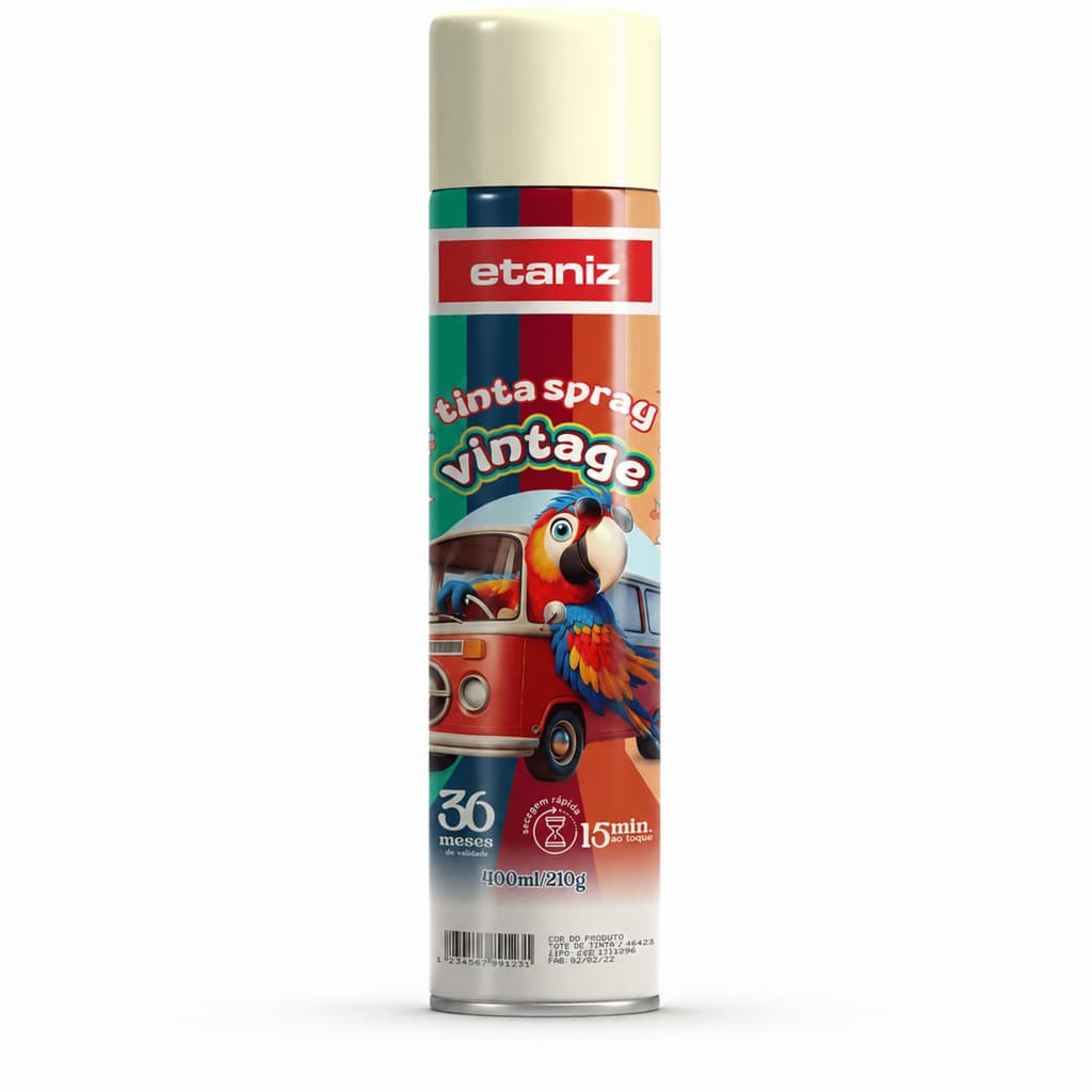 Tinta Spray Vintage Manhã De Sol 400ml Artesanato