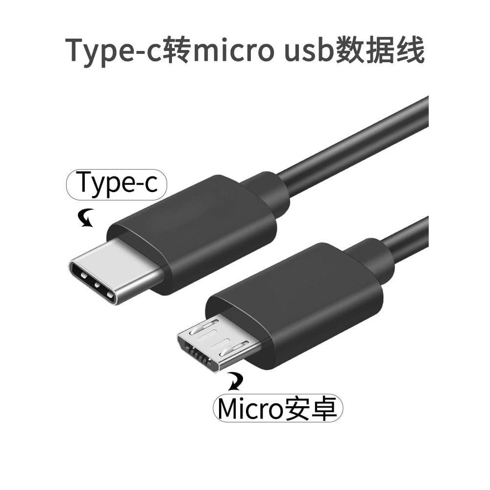 Cabo de dados tipo c para micro usb Interface Android Cópia Cabo de carregamento dac Cabo de fone de ouvido com otg