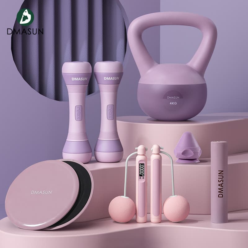 Dimason casa Fitness moldar conjunto de combinação esportiva feminino haltere Kettlebell pular corda perda de peso queim