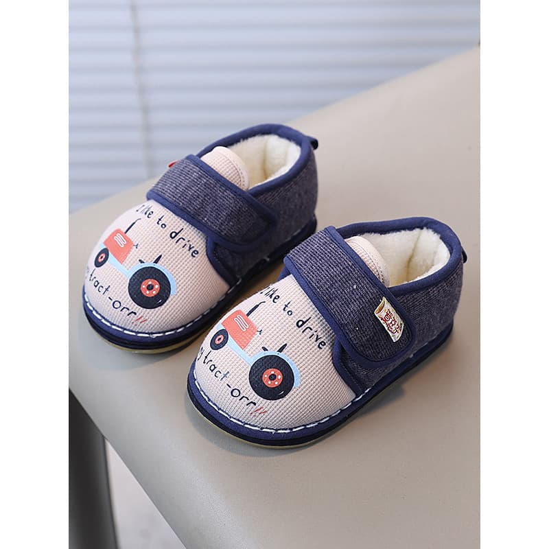 Crianças sapatos de algodão inverno mais veludo 1-4 anos de idade bebê sapatos de inverno interior casa Melaleuca sola a