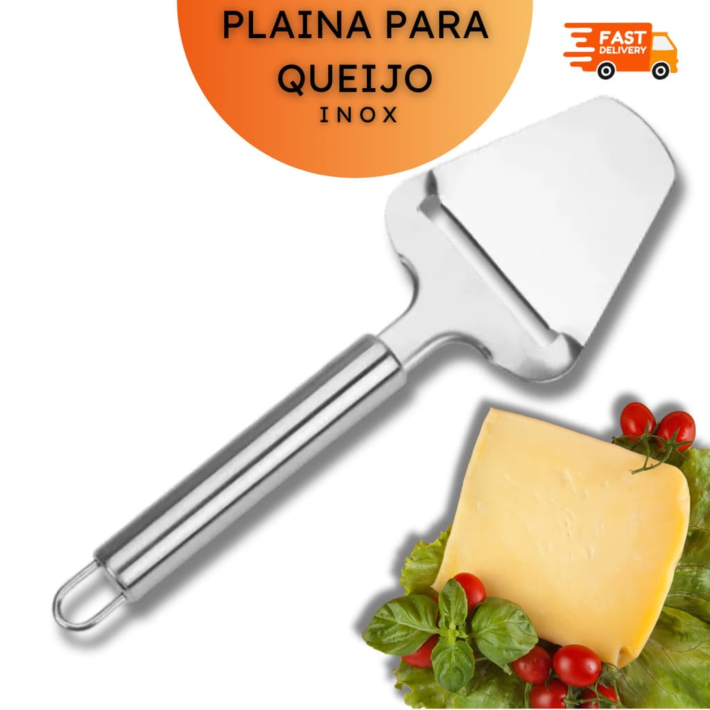 Plaina para Queijo Plainas Cortador Aço Inox Buffet Bar - 1 ou 2 unidades