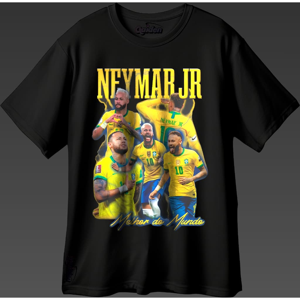 Camiseta Camisa  Fio 30.1 Unissex T shirt Neymar Jr Copa do Mundo 2026. Envio Rápido
