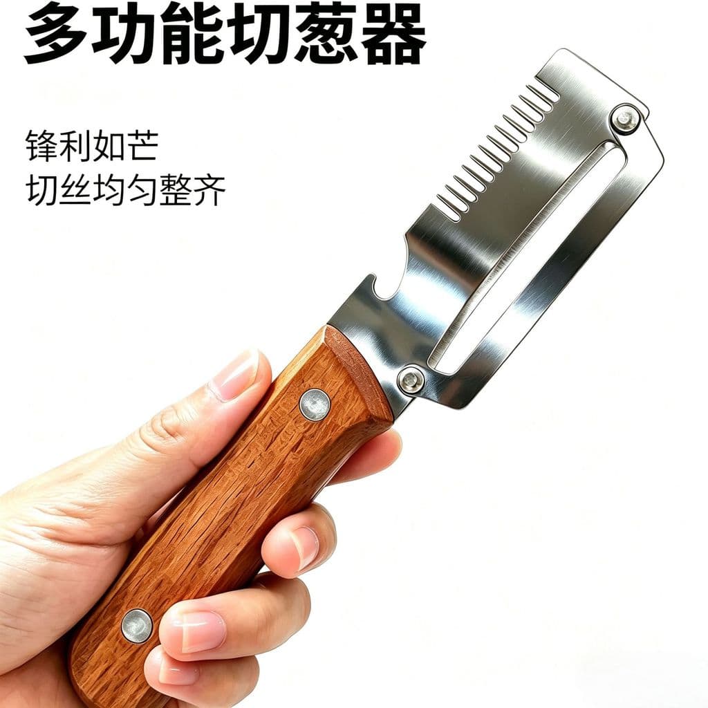 Cortador de cebola em aço inoxidável, utensílio de cozinha multifuncional para uso doméstico, para cortar vegetais e lul