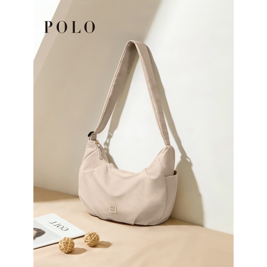 Polo mensageiro saco feminino estilo simples grande capacidade bolsa de ombro feminina leve All-Match Casual leve Commut