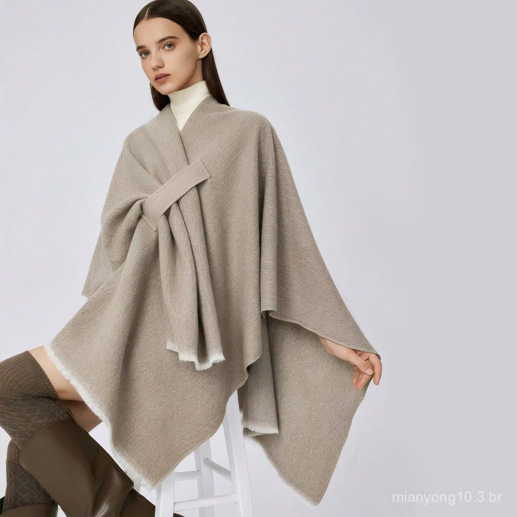 Cross-Border venda quente comércio exterior venda quente imitação Cashmere xale capa de cor sólida