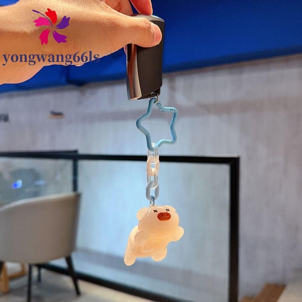 Chaveiro De Desenho Animado Que Muda De Cor YONGWANG , Pingente De Chave De Carro Com Lembrete De Temperatura De Pato As