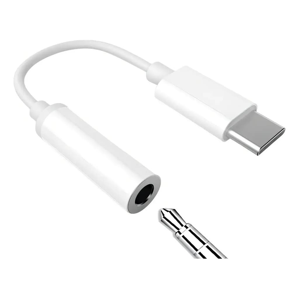 Cabo adaptador tipo C Para Fone De Ouvido iPhone 15 16 e 17