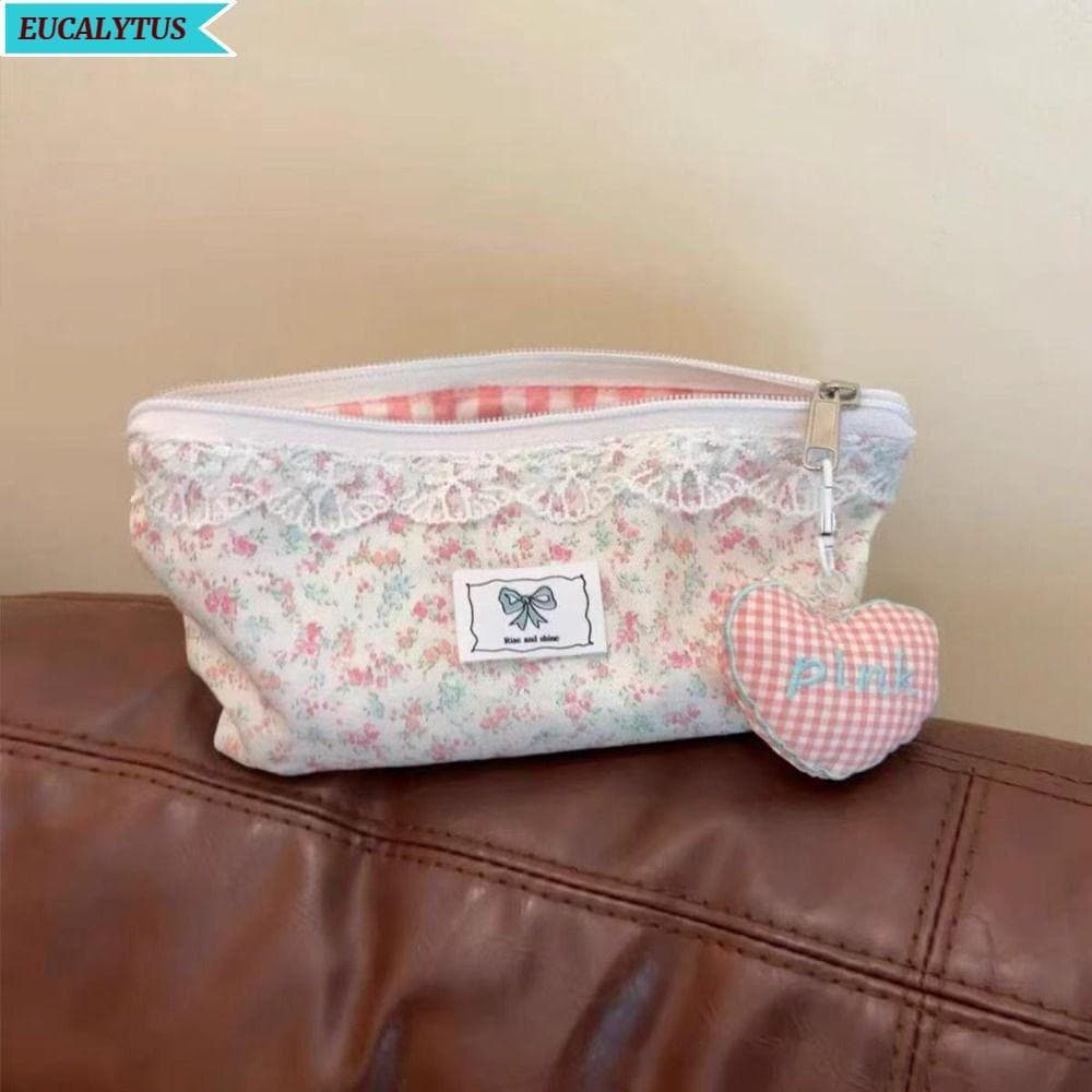 Lápis EUCALYTUS , Bolsa Multifuncional Para Caneta De Grande Capacidade , Organizador De Papelaria Com Design Floral De