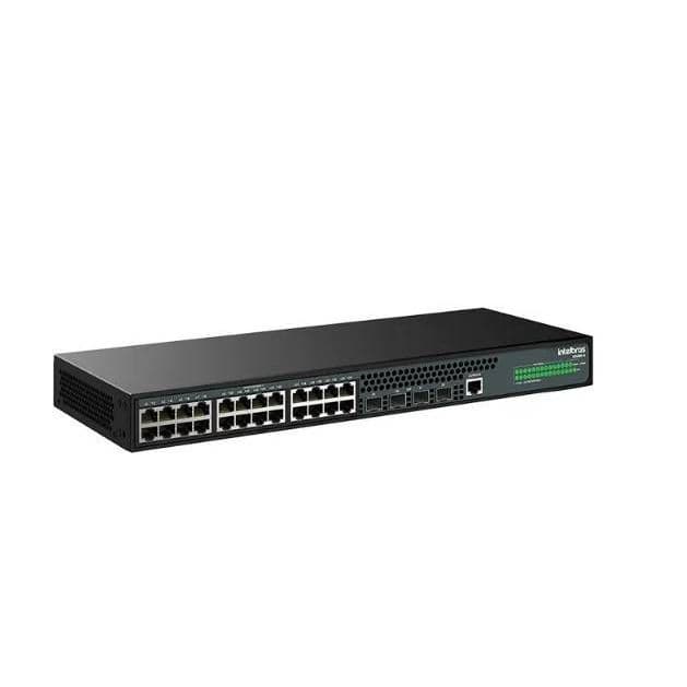 Switch Gerenciável 24 Portas Gigabit e 4 Portas SFP Intelbras S2328G-A