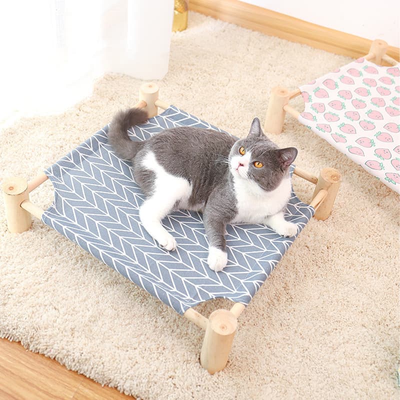 Quatro estações Universal removível lavável cama de acampamento cama de gato de gato influenciador cama de cachorro