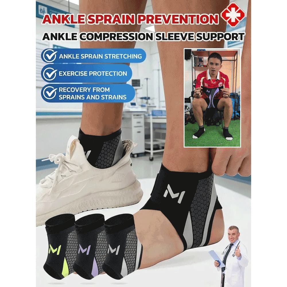 [Suporte Para Tornozelo] Protetor De Tornozelo/Compressão Elástica | Confortável/Esporte/Uso Diário/Atletas/Proteção