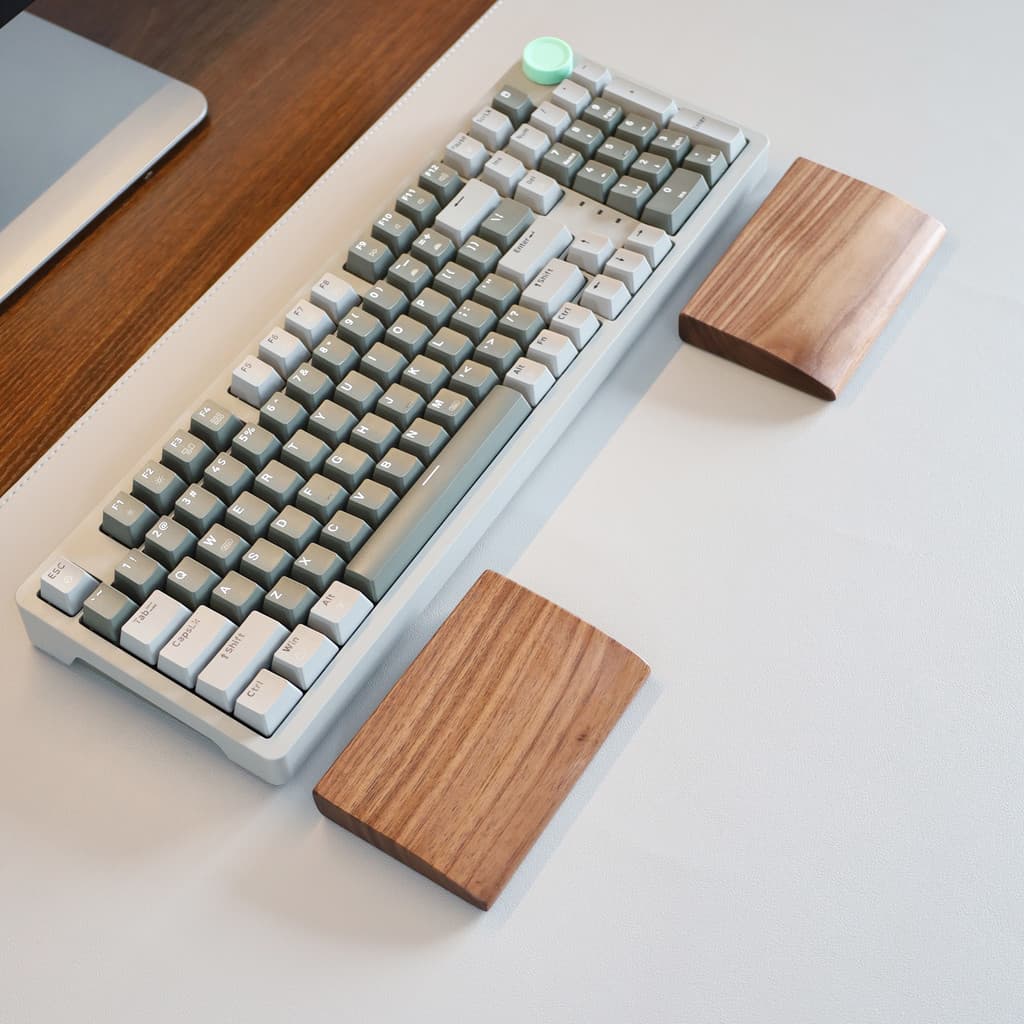 Teclado de descanso com uma mão jogo almofada de pulso para canhotos Alice 75% personalizado Split teclado de duas mãos