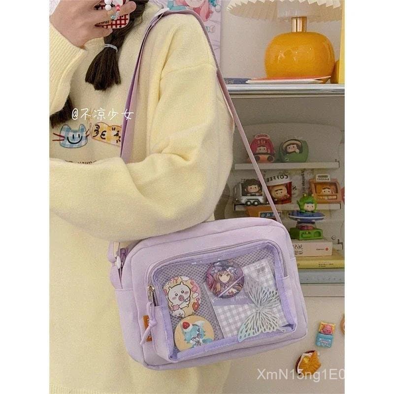 Pequeno Bonito lolita itabag Meninas Placa De Exibição kawaii ita Saco Novo Japonês jk crossbody Sacos ulzzang Bolsa De