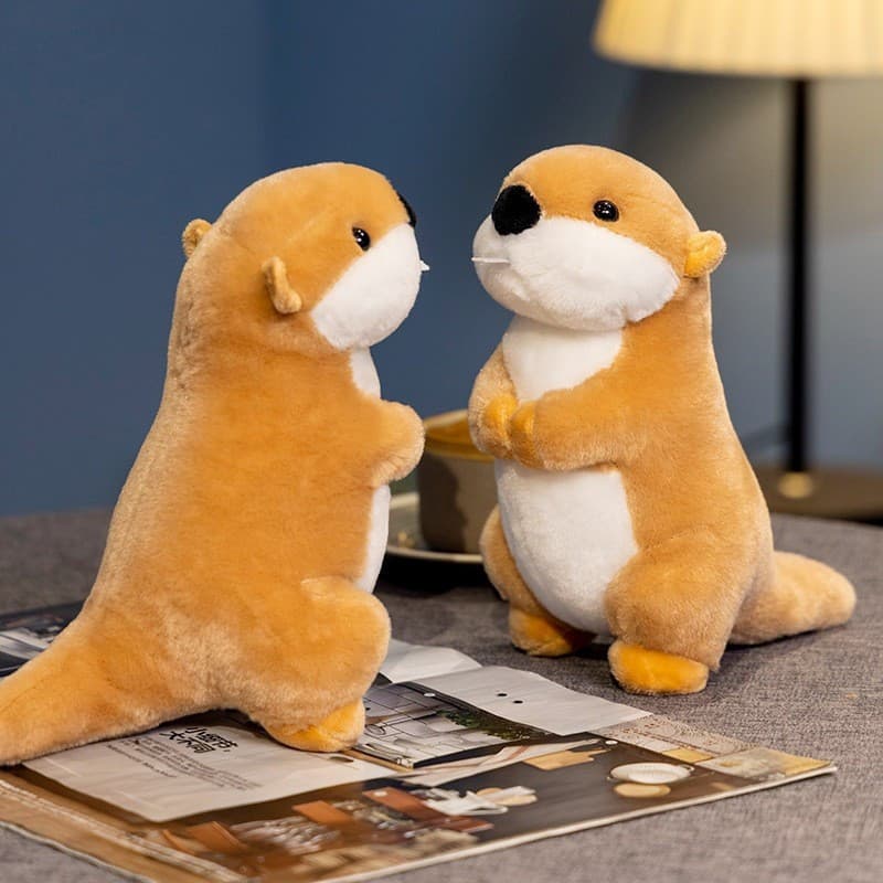 Beaver e Groundhog Boneca Grande Morrer Dentes Simulação Beaver Brinquedo de Pelúcia Crianças Presente de Aniversário Bo