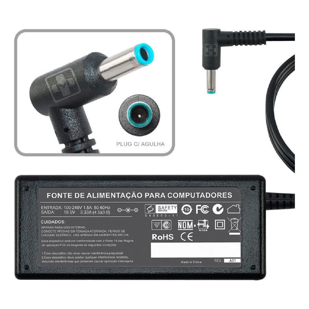 Fonte Carregador Para Asus Pro Pu401l 451l Bu400 19v 167 Preto
