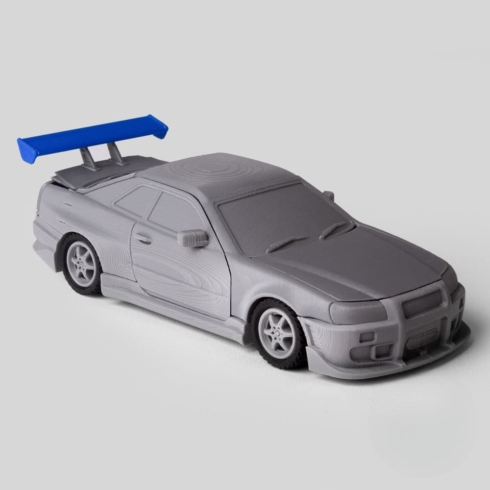 🏎️🔥 Nissan Skyline GT-R R34 – Montável e Customizável | Resina & Desing