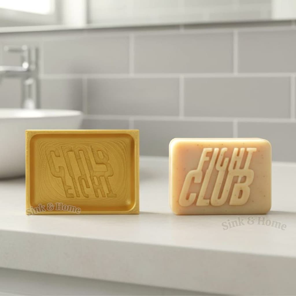 Molde de Sabonete Clube Da Luta P/ Sabão Caseiro