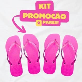 kit 2 pares Chinelo Unisex Bandeirinha do brasil sem marca masculino e feminino