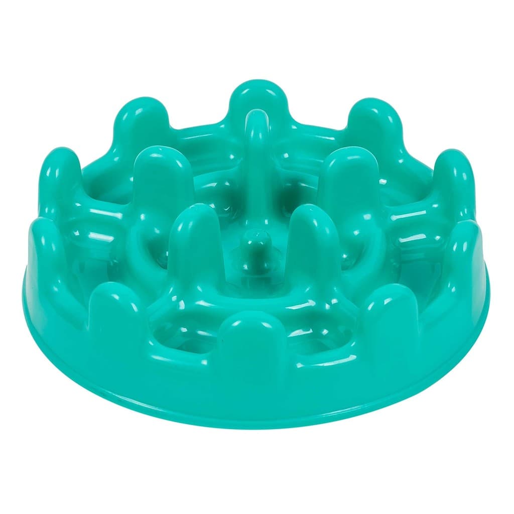Comedouro Lento Pet Fit Verde Água - Pet Games