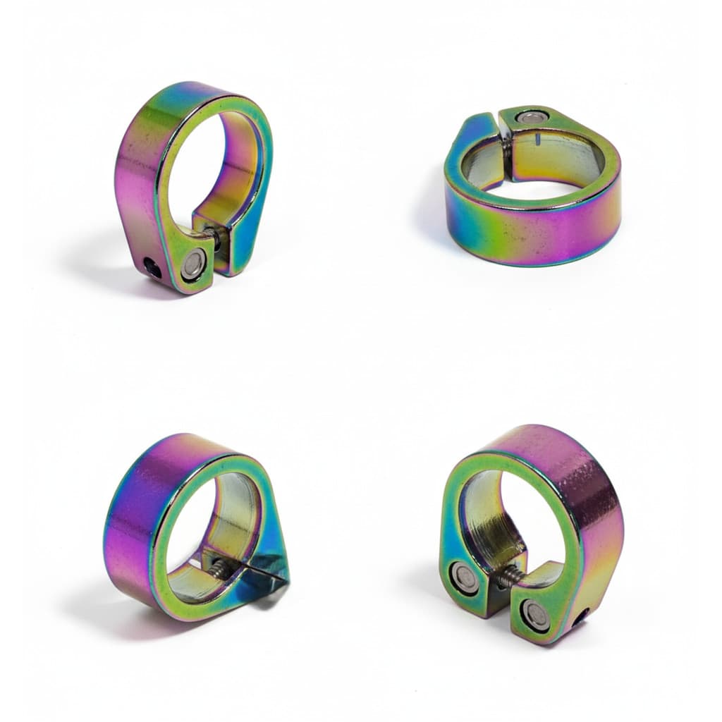 ABRAÇADEIRA CANOTE 31.8MM COR RAINBOW