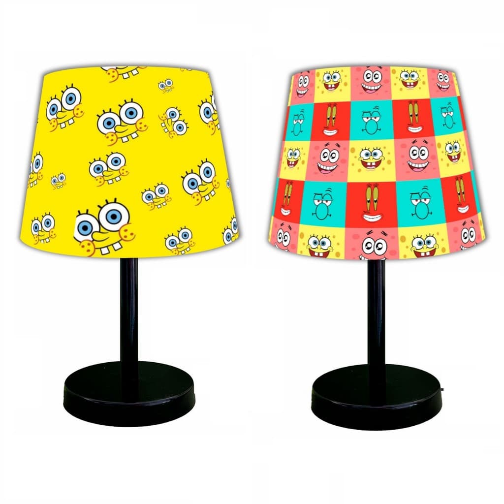 ABAJUR  LUMINARIA INFANTIL 15X20 BOB ESPONJA- AGRUP BOB ESPONJA