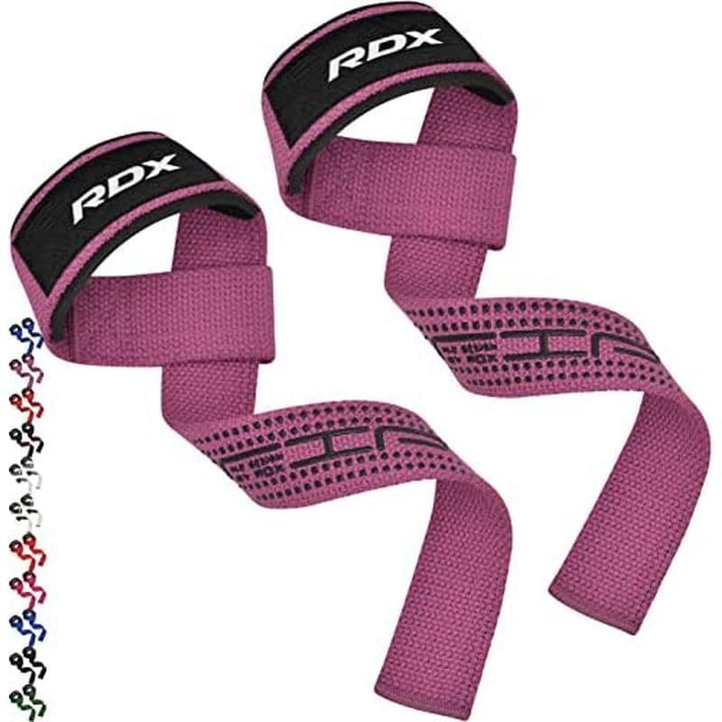 Correias De Elevação RDX Para Levantamento De Peso – Pulseira De Ginástica Resistente 100 % Algodão Com Acolchoamento De