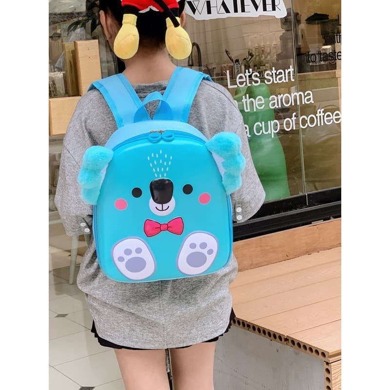 Estilo coala dos desenhos animados crianças mochila jardim de infância bebê leve Mini saco de escola azul mochila 2026 n