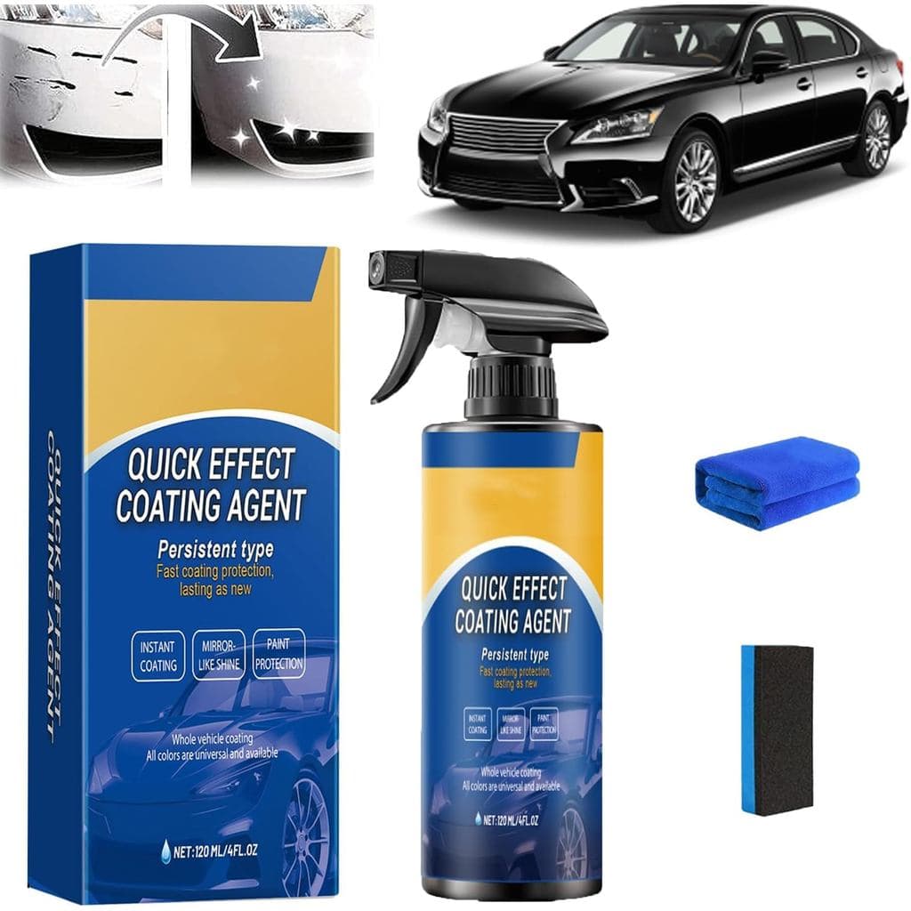 Spray de Revestimento Rápido para Carros iktrove Premium, Agente de Revestimento de Ação Rápida, Spray de Revestimento C