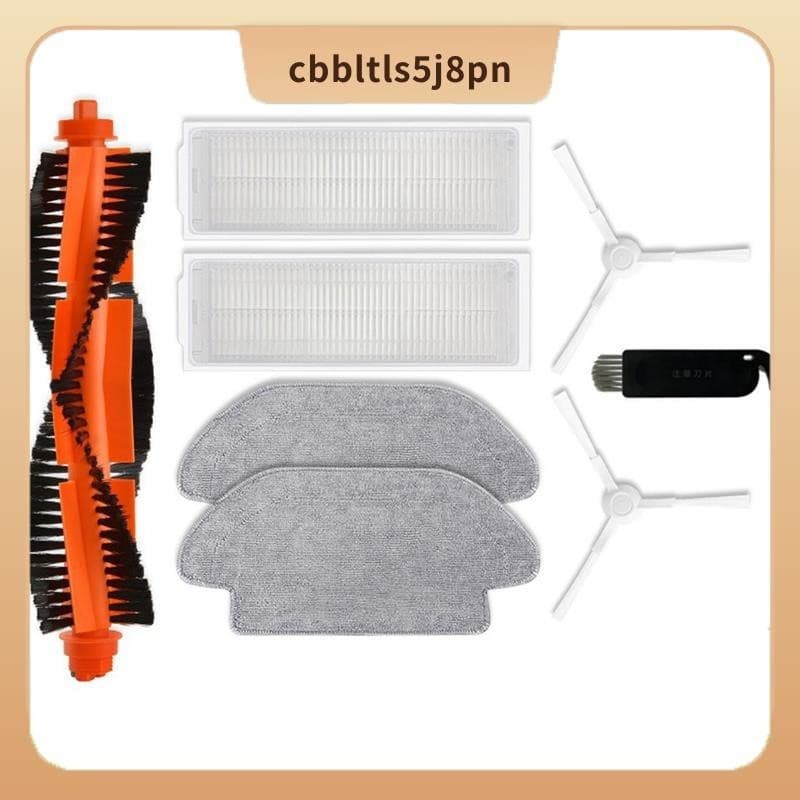 1conjunto De Peças Acessórios Serve Para Xiaomi Robô Aspirador S10 S12 B106GL Escova Lateral Principal Hepa Filtro Mop P