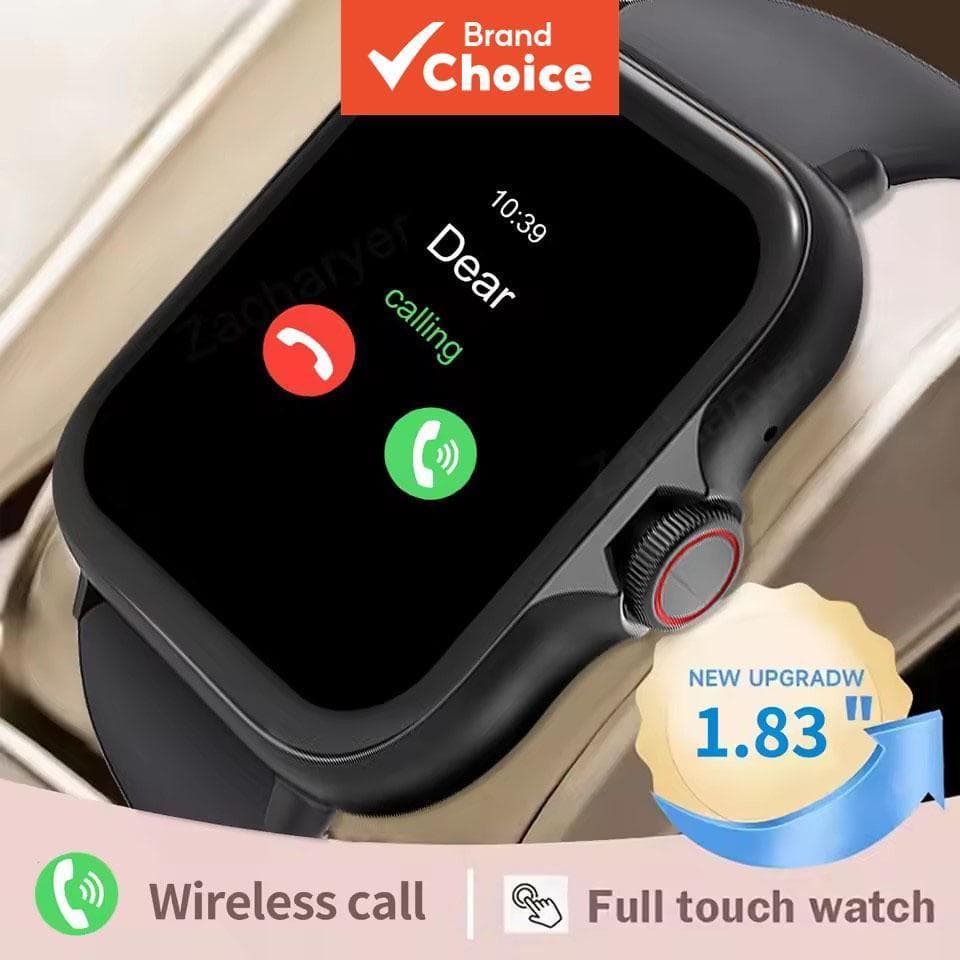 Genérico Smartwatch Bluetooth Chamada Rastreador De Fitness Toque Dial Relógio Esportivo Para Android iPhone Presente Do