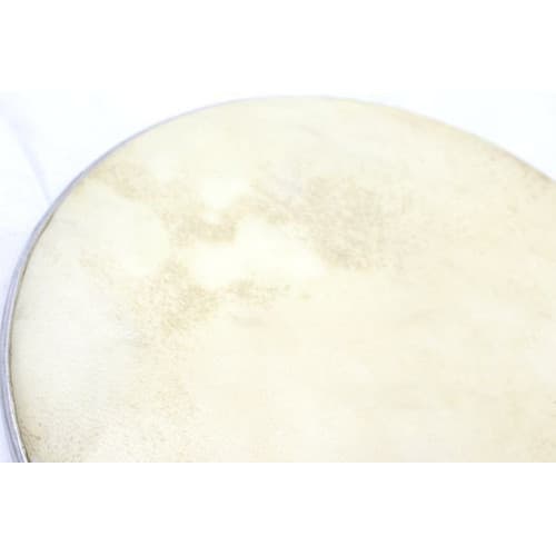 Pele De Couro Animal De 08 Polegadas No Aro Para Percussão