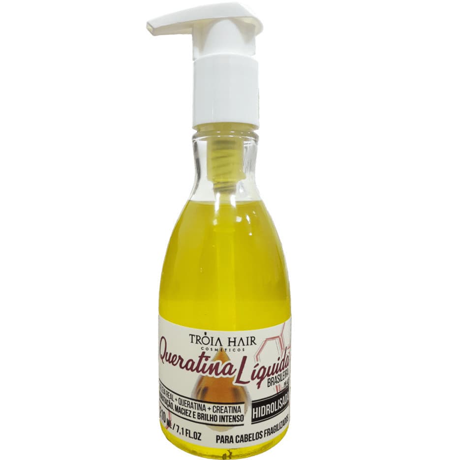Queratina Líquida Brasileira - Troia Hair 210ml Reconstrução